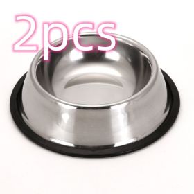 Classic Stainless Steel Bowls (Option: 34cm 2pcs)